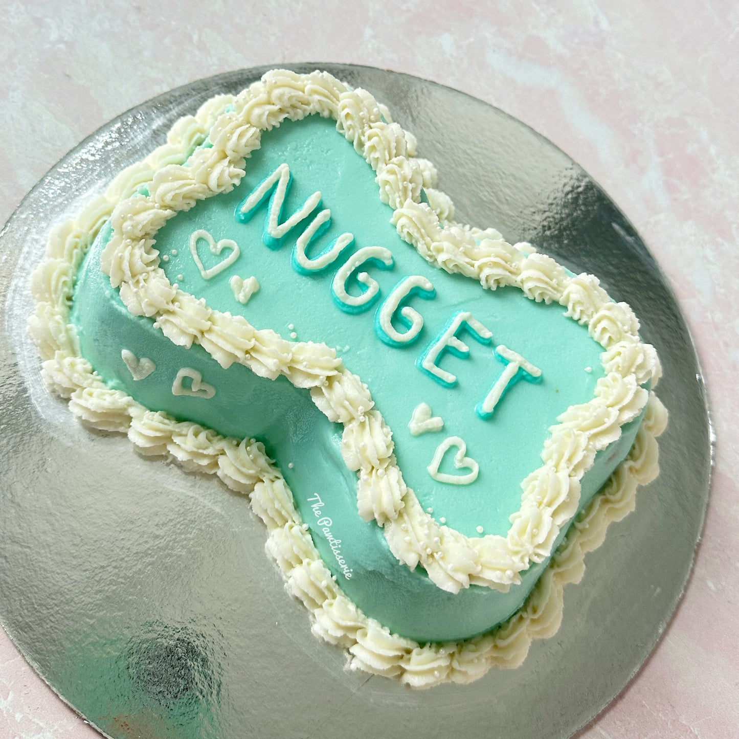 Bone Shaped Dog Cake