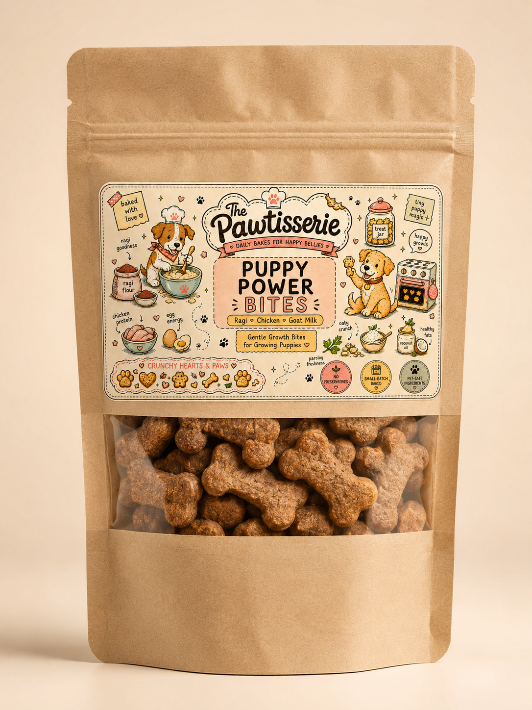 Puppy power bites 🐾
