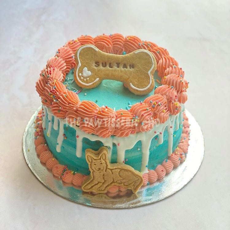 Mini Dog Birthday Cake