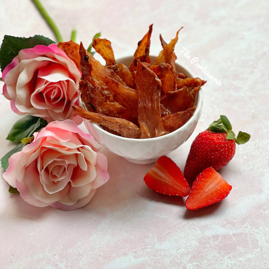 Strawberry Chicken jerky